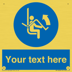 Custom Mandatory: Open safety bar of chairlift